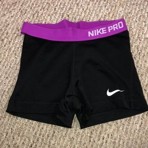Black Nike Pro Shorts